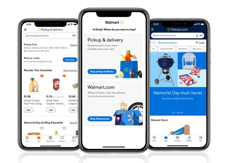 Walmart's app